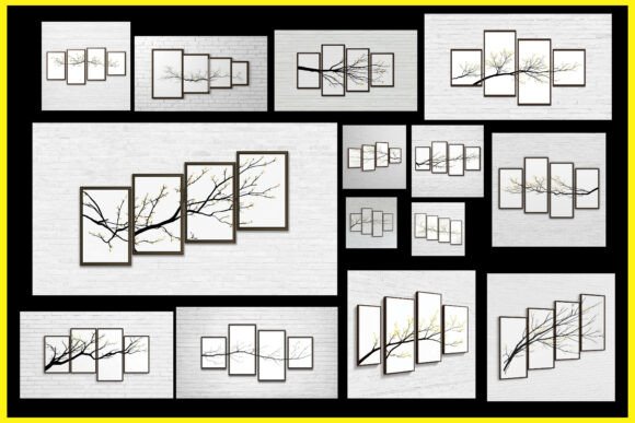 Download Modern Botanical Multi Panel Printable - Modern Collection