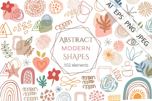 Download Modern Abstract Design Shapes - Modern Collection