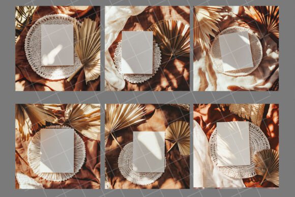 Download Boho Terracotta 5x7 Invitation Mockup - Boho Collection