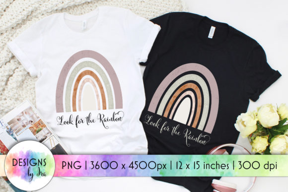 Download Look for the Rainbow Boho Rainbow Print - Boho Collection