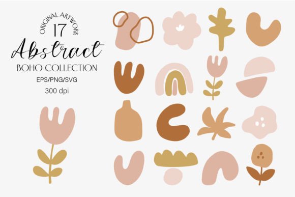 Download Abstract Boho Elements Collection - Boho Collection