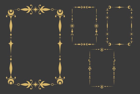 Download Celestial Boho Empty Frames - Boho Collection