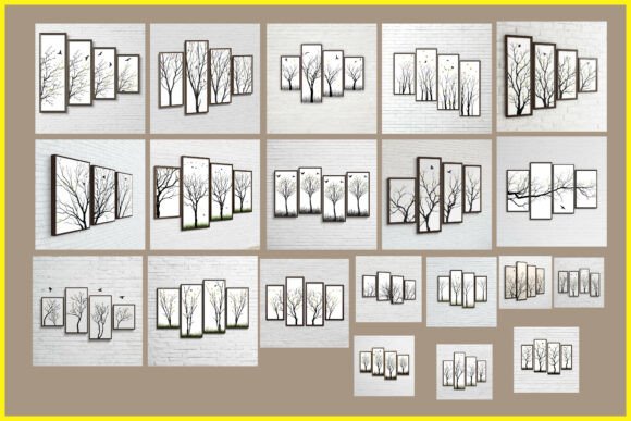 Download Modern Nature Panel Artwork Set - Modern Collection