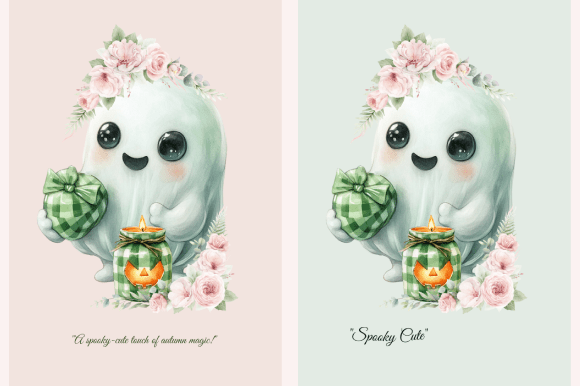 Download Spooky Cute Autumn Ghost Clipart - Autumn ghost clipart Collection