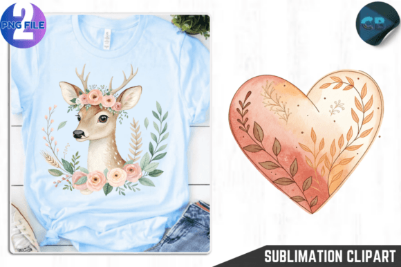 Download Boho Woodland Animals Clipart PNG - Boho Collection