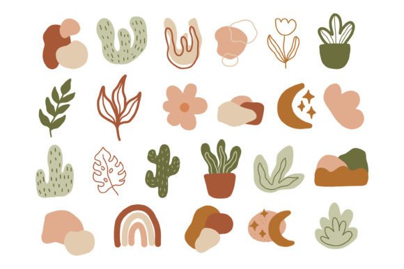 Download Abstract Boho Elements - Boho Collection