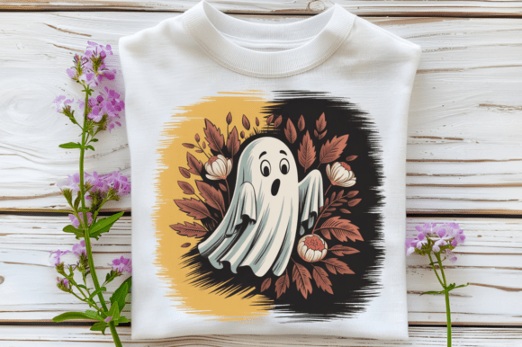 Download Halloween Fall Floral Boho Ghost Png Cli - Boho Collection