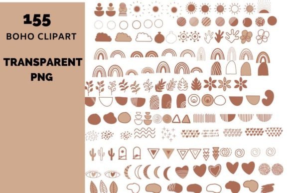 Download Boho Clipart Brown - Boho Collection