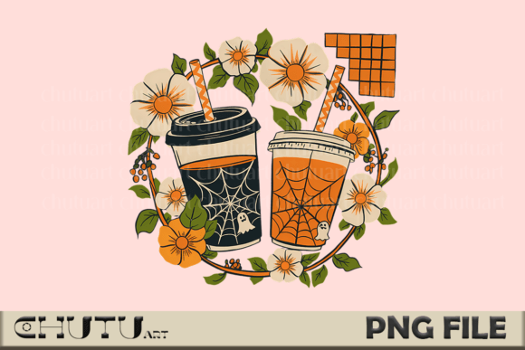Download Vintage Ghost Drinks PNG - Boho - Boho Collection