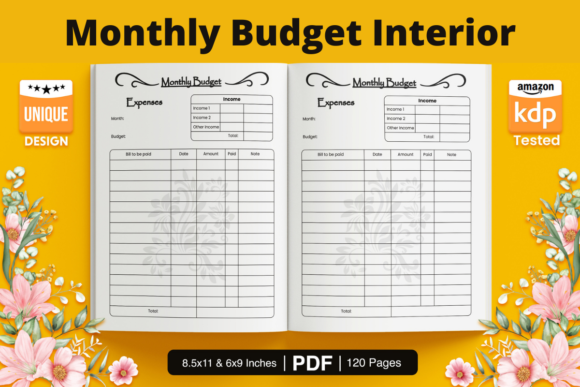 Download [KDP Interior] - Monthly Budget - Interior Collection