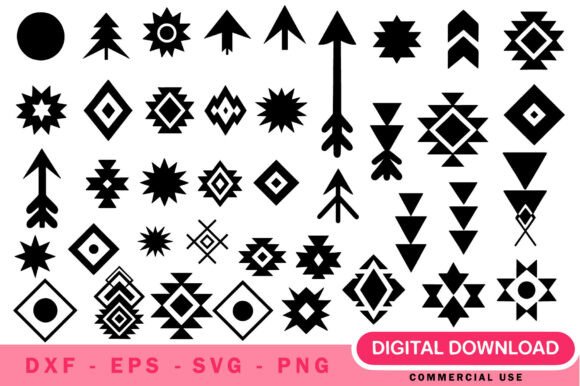 Download Southwestern Boho Elements SVG - Boho Collection