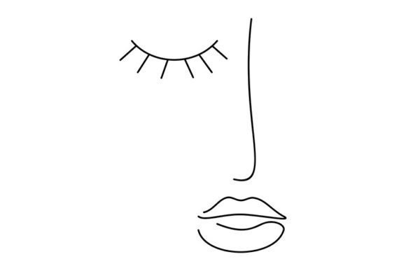 Download Modern Line Art Face - Modern Collection