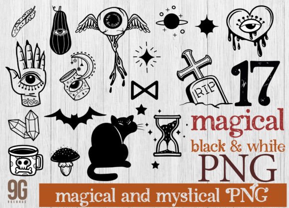 Download 17 Magical and Mystical Boho Elements. a - Boho Collection